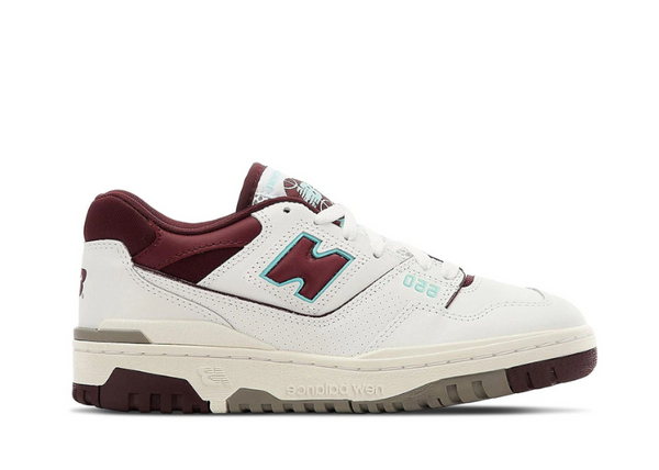 New Balance 550 Burgundy Cyan Turquoise