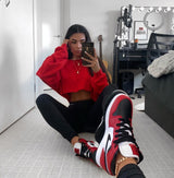 Nike Air Jordan 1 Mid Chicago Black Toe