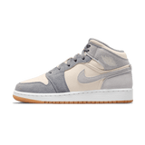 Nike Air Jordan 1 Mid Coconut Milk Particle Grey