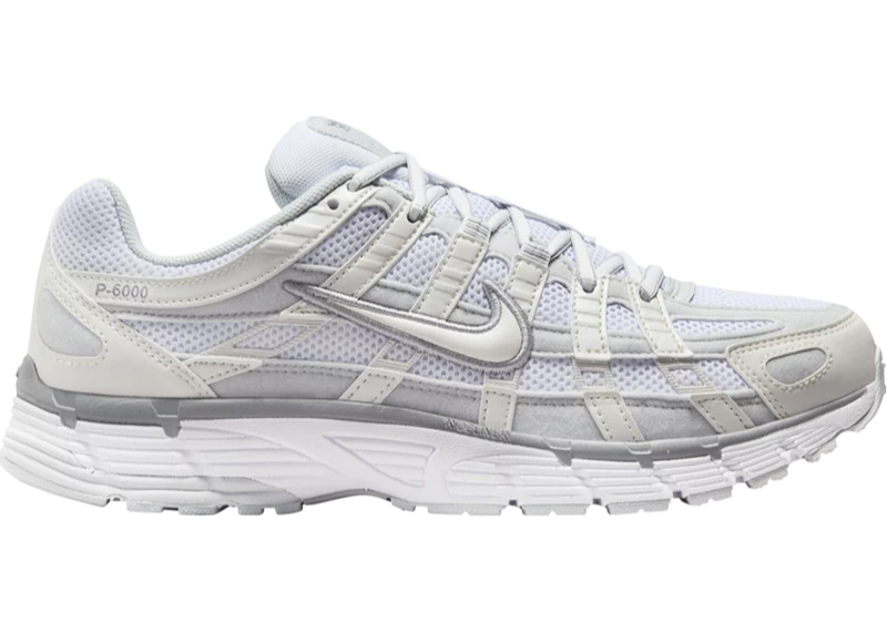 Nike P-6000 Metallic Summit White