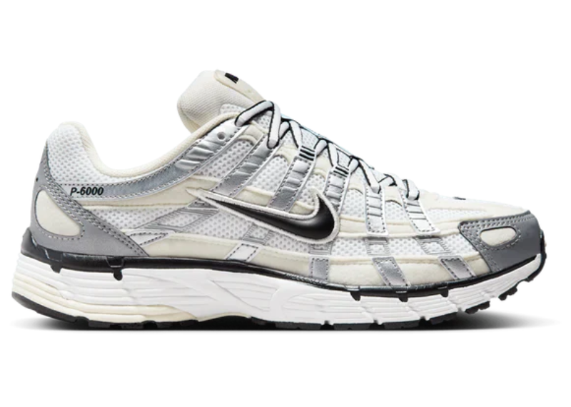 Nike P-6000 Coconut Milk Metallic Silver