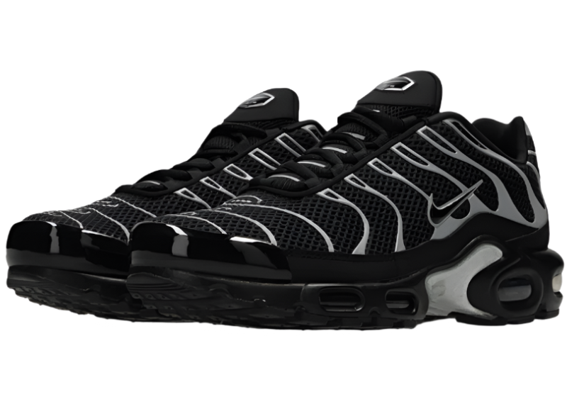 Nike Air Max Plus Tuned 1 Premium Black Reflective Silver "Mercury"