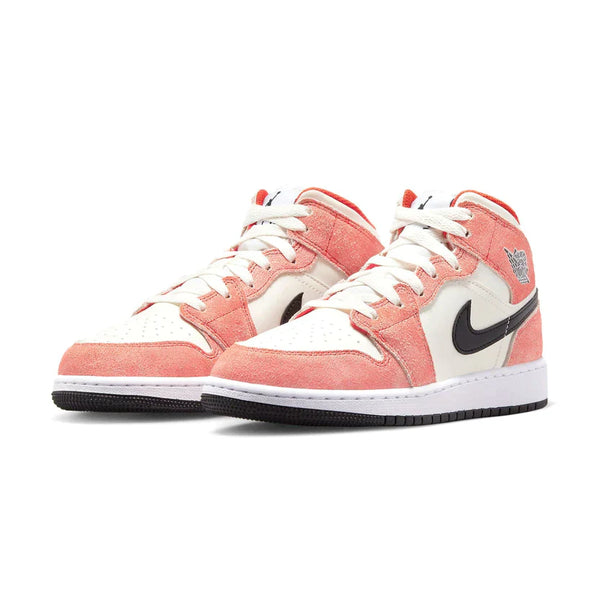 Nike Air Jordan 1 Mid Orange Suede