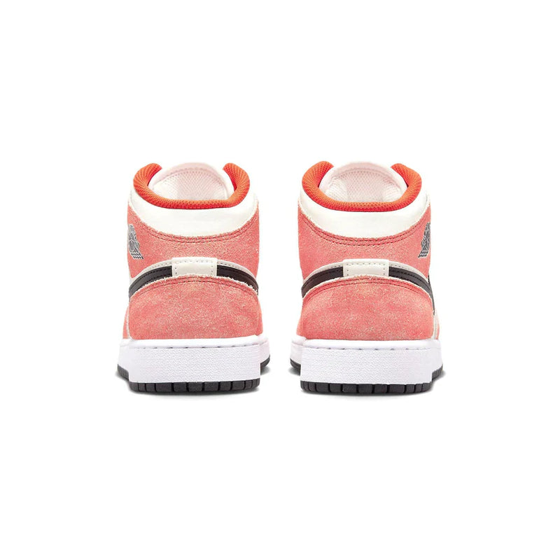 Nike Air Jordan 1 Mid Orange Suede