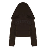 Trapstar Women's Irongate Detachable Hooded Puffer Jacket - Brown