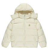 Trapstar Irongate Detachable Hooded Puffer Jacket - Cream