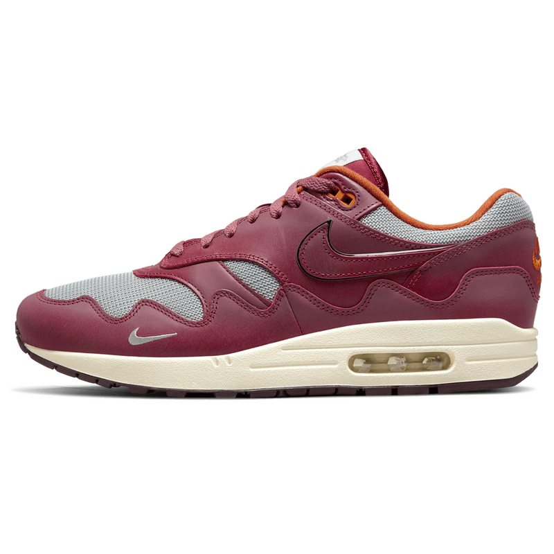 Nike x Patta Air Max 1 Waves Rush Maroon