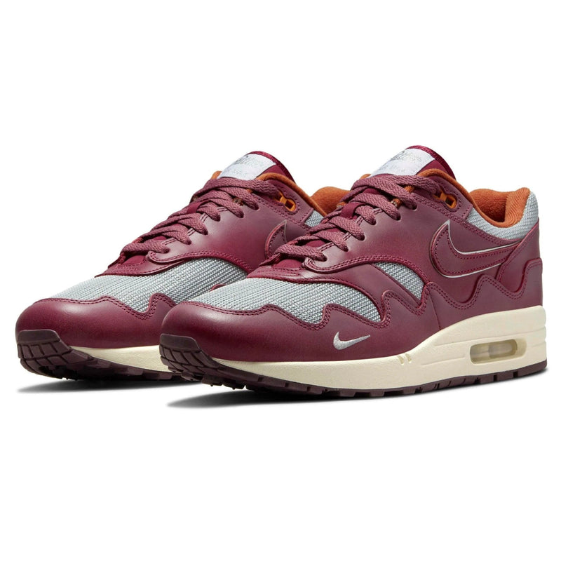Nike x Patta Air Max 1 Waves Rush Maroon