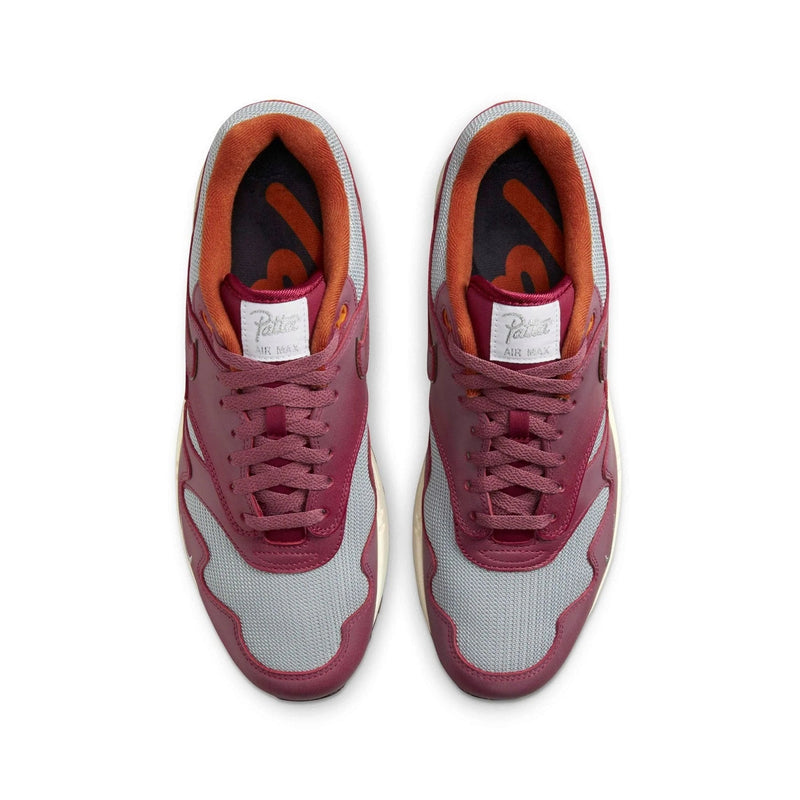 Nike x Patta Air Max 1 Waves Rush Maroon