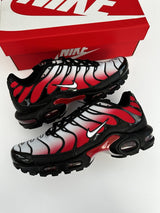 Nike Air Max Plus Tuned 1 Pure Platinum University Red