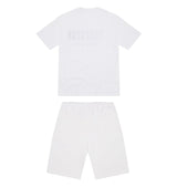 Trapstar Chenille Decoded Short Set - White Ice Flavours 2.0 Edition